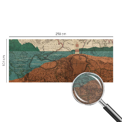 Flíz fotótapéta Történelmi térkép