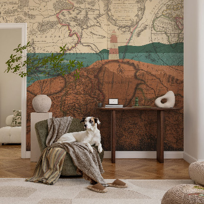 Flíz fotótapéta Történelmi térkép