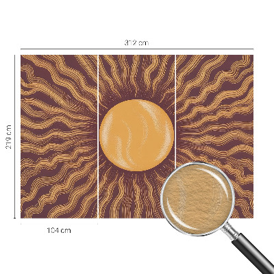 Vlies fotótapéta gyerekszobába Napsugarak