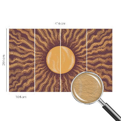 Vlies fotótapéta gyerekszobába Napsugarak