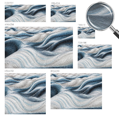 Prémium vlies fotótapéta Lágy hullámok