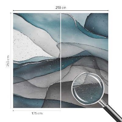 Fali poszter tapéta Színes hullámok