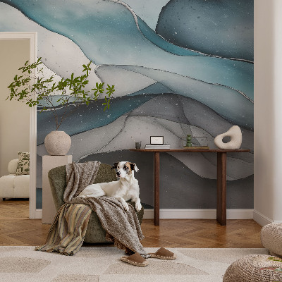 Fali poszter tapéta Színes hullámok