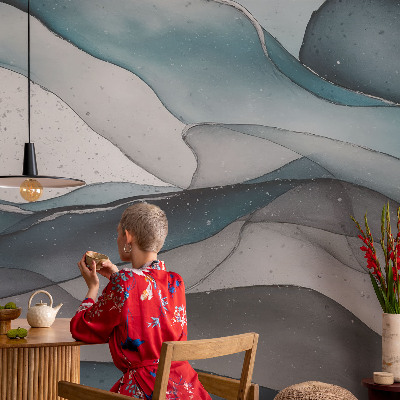 Fali poszter tapéta Színes hullámok