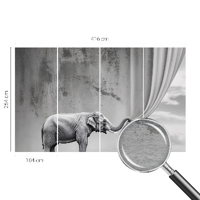 Fotótapéta méretre nappaliba Szürrealista elefánt