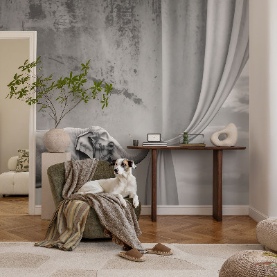 Fotótapéta méretre nappaliba Szürrealista elefánt