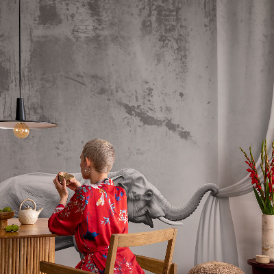 Fotótapéta méretre nappaliba Szürrealista elefánt