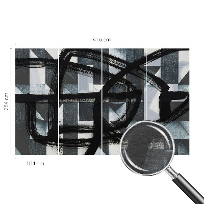 Modern fotótapéta méretre Kifejező geometria