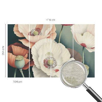 Dekoratív fotótapéta nappaliba Virágos szépség