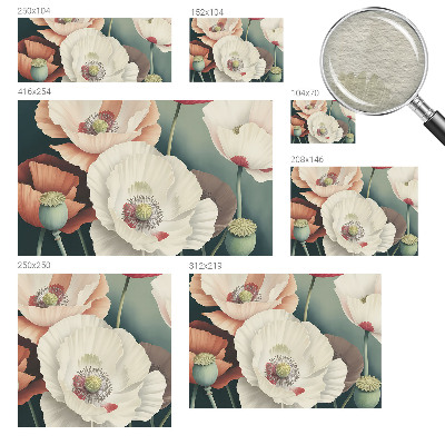 Dekoratív fotótapéta nappaliba Virágos szépség