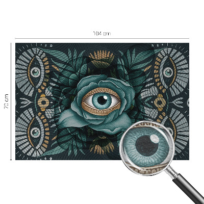 Fotótapéta méretre hálószobába Virágszem