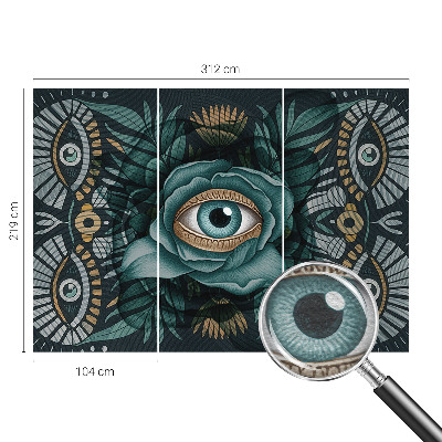 Fotótapéta méretre hálószobába Virágszem