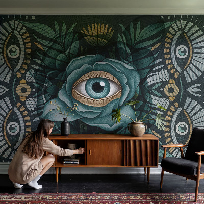 Fotótapéta méretre hálószobába Virágszem