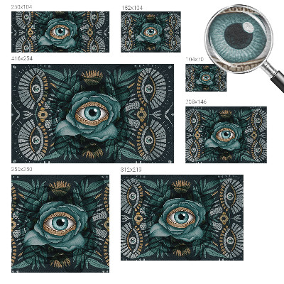 Fotótapéta méretre hálószobába Virágszem