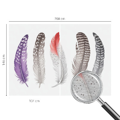 Modern fotótapéta méretre Mintás tollak