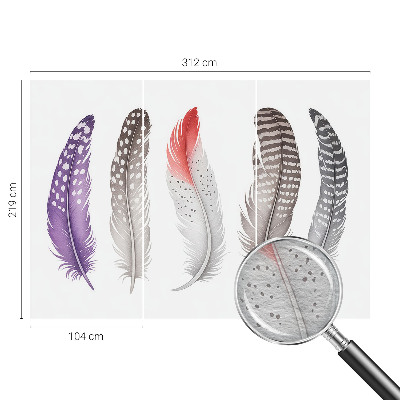 Modern fotótapéta méretre Mintás tollak