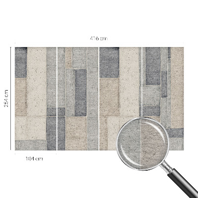 Vlies fotótapéta Geometrikus mozaik