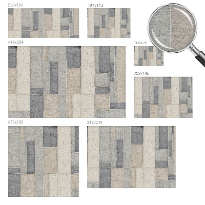 Vlies fotótapéta Geometrikus mozaik