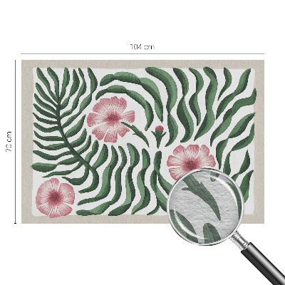 Vlies fotótapéta falra Virágok levelek