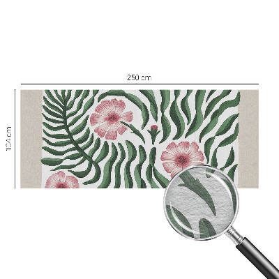 Vlies fotótapéta falra Virágok levelek