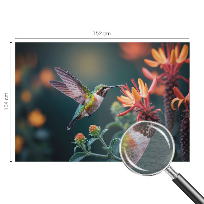 Fotótapéta Kolibri virágok