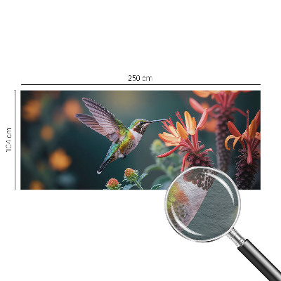 Fotótapéta Kolibri virágok