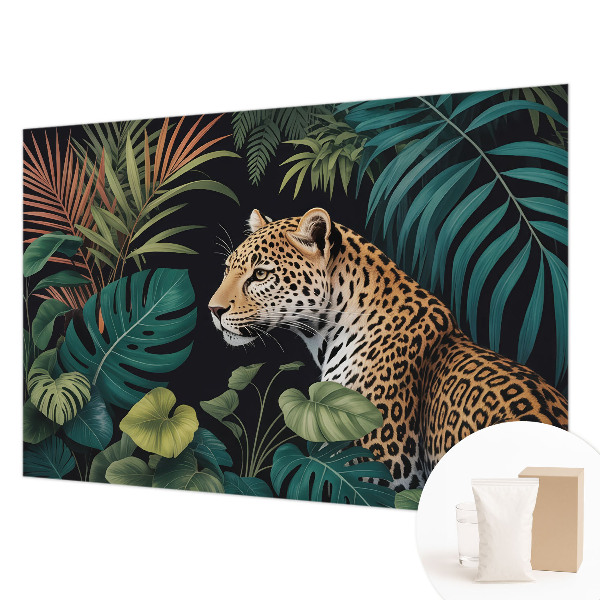 Poszter tapéta falra Egzotikus leopárd