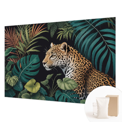 Poszter tapéta falra Egzotikus leopárd