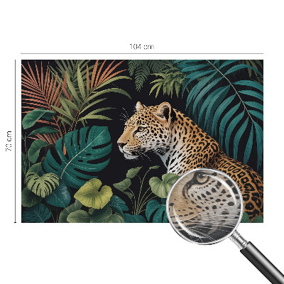 Poszter tapéta falra Egzotikus leopárd