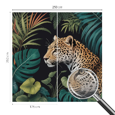 Poszter tapéta falra Egzotikus leopárd