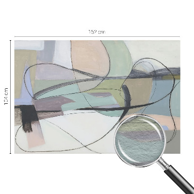 Flíz fotótapéta Pasztell vonalak