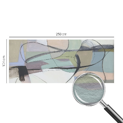 Flíz fotótapéta Pasztell vonalak