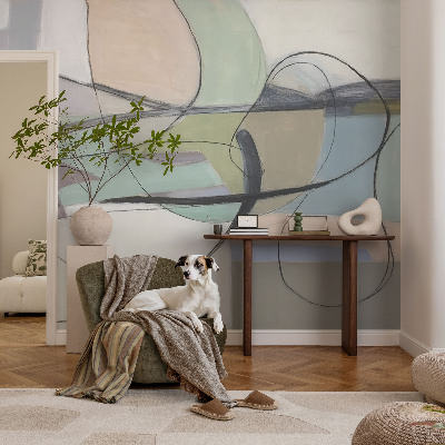 Flíz fotótapéta Pasztell vonalak