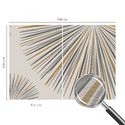 Vlies fotótapéta falra Geometrikus legyezők