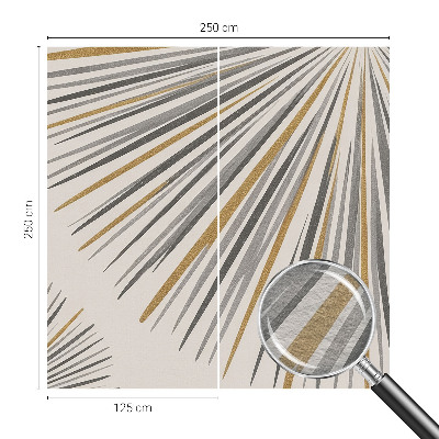 Vlies fotótapéta falra Geometrikus legyezők