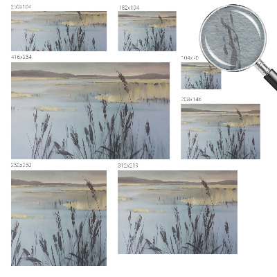 Nyomtatott vlies fotótapéta Egy nyugodt tó