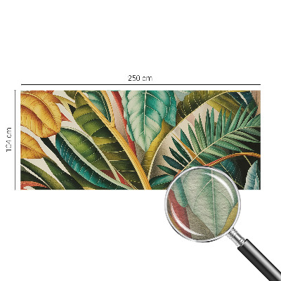 Fotótapéta méretre hálószobába Egzotikus levelek