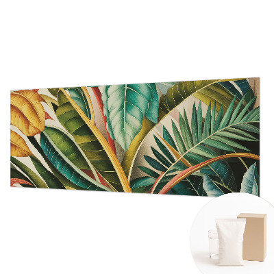 Fotótapéta méretre hálószobába Egzotikus levelek