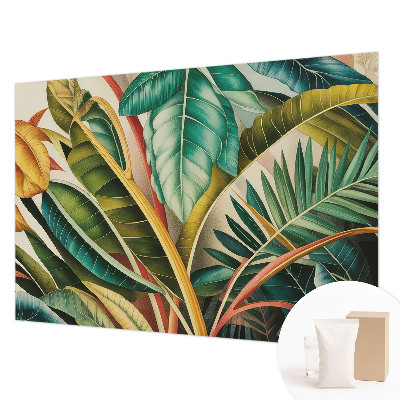 Fotótapéta méretre hálószobába Egzotikus levelek