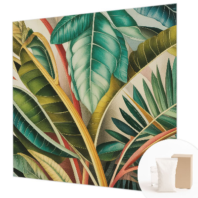 Fotótapéta méretre hálószobába Egzotikus levelek