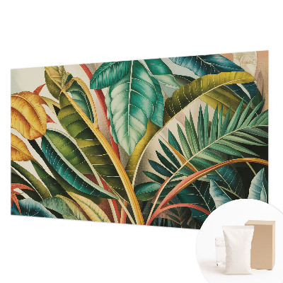 Fotótapéta méretre hálószobába Egzotikus levelek