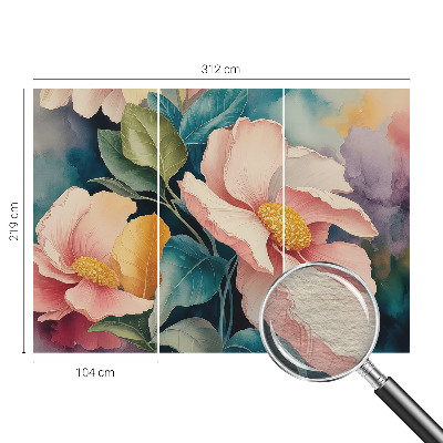 Modern fotótapéta méretre Virágos elegancia