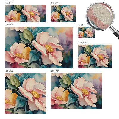 Modern fotótapéta méretre Virágos elegancia