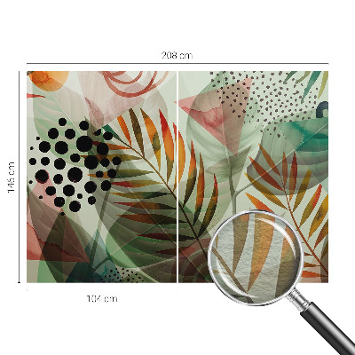 Dekor fotótapéta Absztrakt levelek