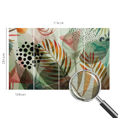 Dekor fotótapéta Absztrakt levelek