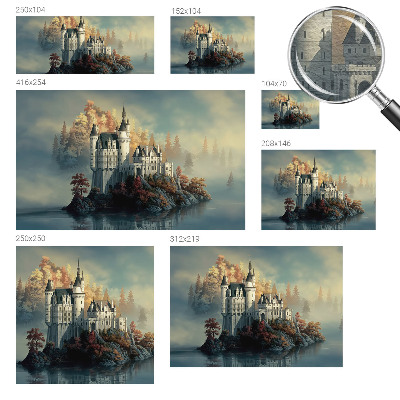 Flíz fotótapéta Mesebeli kastély