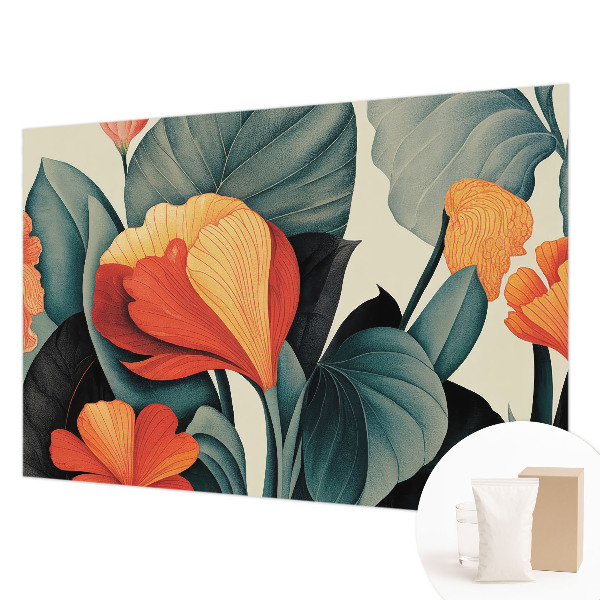 Fotó poszter tapéta Színes virágok