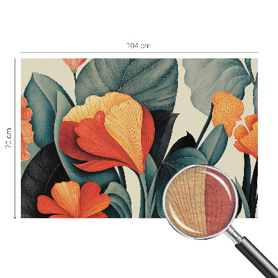 Fotó poszter tapéta Színes virágok