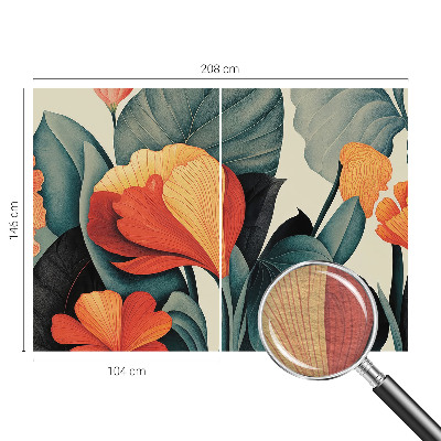 Fotó poszter tapéta Színes virágok