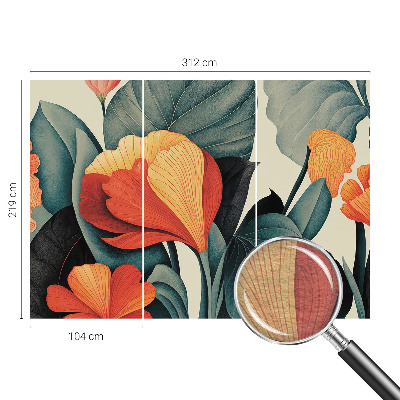 Fotó poszter tapéta Színes virágok